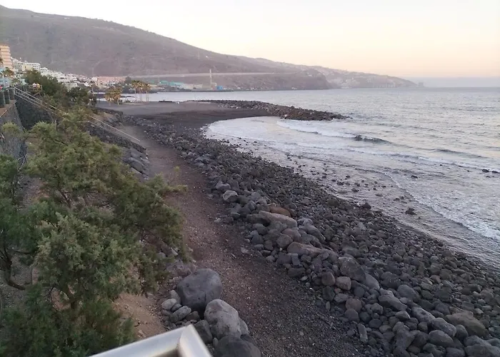 דירה Caletillas Black 1º Linea Playa & Piscina & Wifi