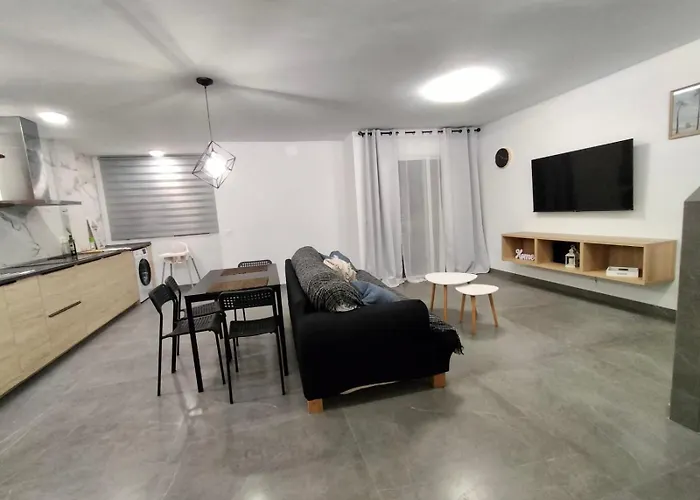 Caletillas Black 1º Linea Playa & Piscina & Wifi * קנדלריה